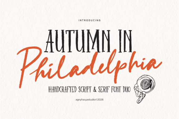 Autumn in Philadelphia: A Font Duo for Authentic Design