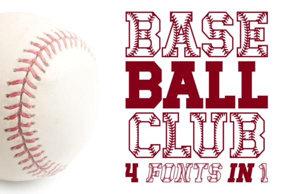 Baseball Club: The Creative Font for Vintage Team Spirit