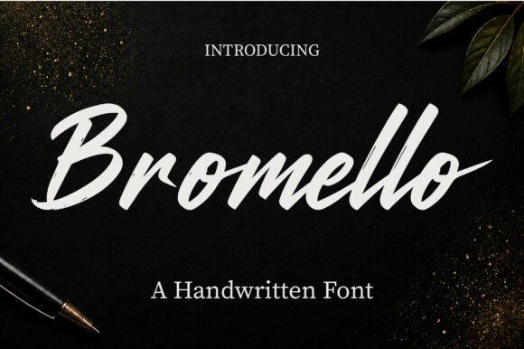 Bromello: A Modern Handwritten Script for Authentic Branding