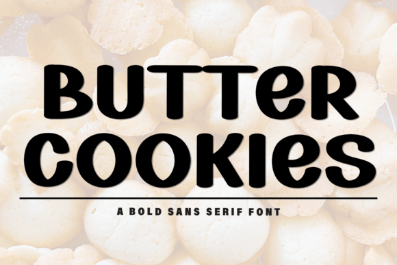 Butter Cookies: A Festive Typeface for Holiday Projects