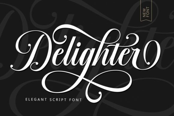 Delighter: A Script Font That Marries Classic Grace with Modern Clarity
