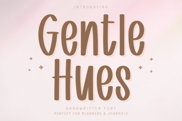 Finding Calm in the Chaos: The Gentle Hues Typeface
