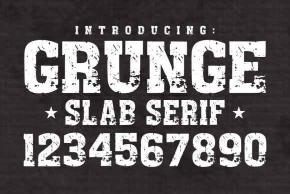 Grunge Slab Serif: A Typeface with Industrial Soul