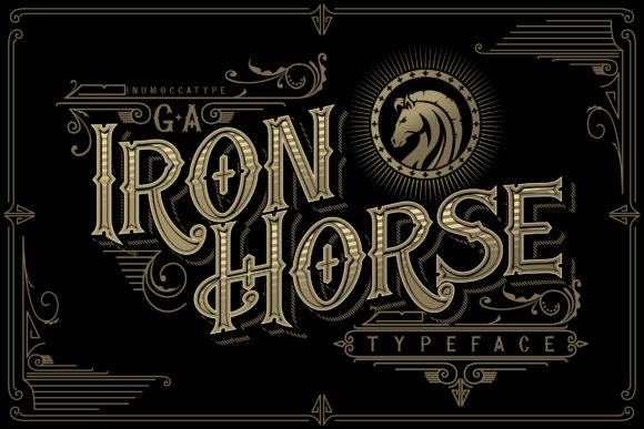 Iron Horse: The Bold Blackletter for a Modern Edge