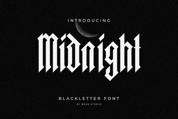 Midnight Blackletter: A Designer's Take on Gothic Elegance
