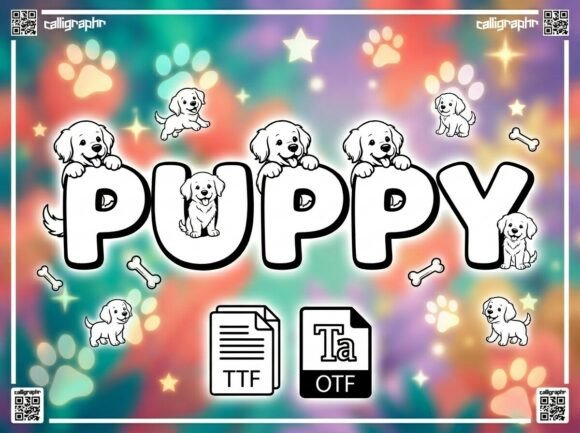 Puppy: A Display Typeface That Demands Attention