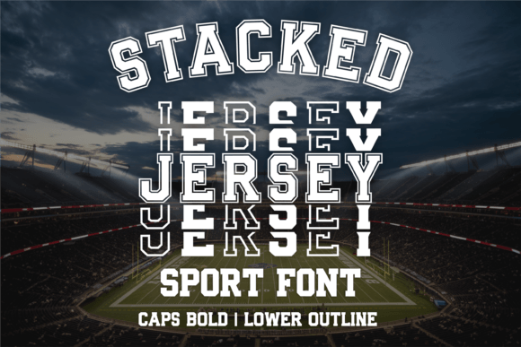 Stacked Jersey: A Typeface Built for Bold Athletic Branding