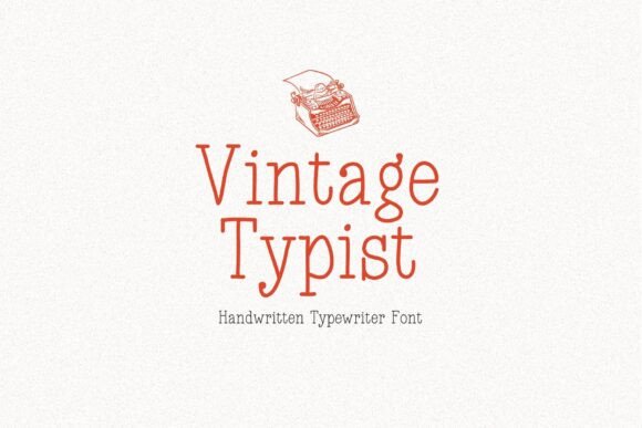 Step Back in Time with Vintage Typist