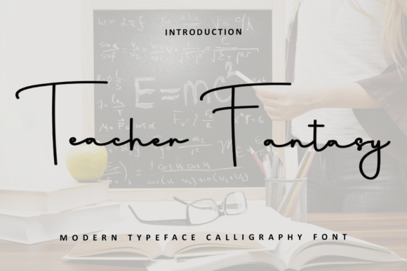 Teacher Fantasy: A Festive Typeface for Holiday Design