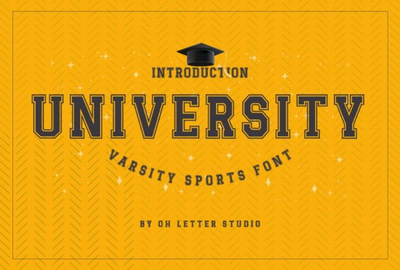 University: The Bold Display Font for Sports & College Brands