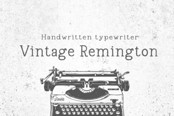 Vintage Remington: A Typewriter Font with Timeless Character